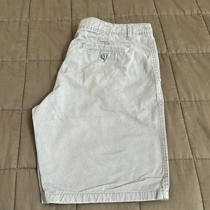 Rustic Blue Twill Casual Shorts